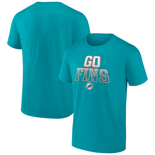 MIAMI DOLPHINS MEN'S HEAVY HITTER TEE