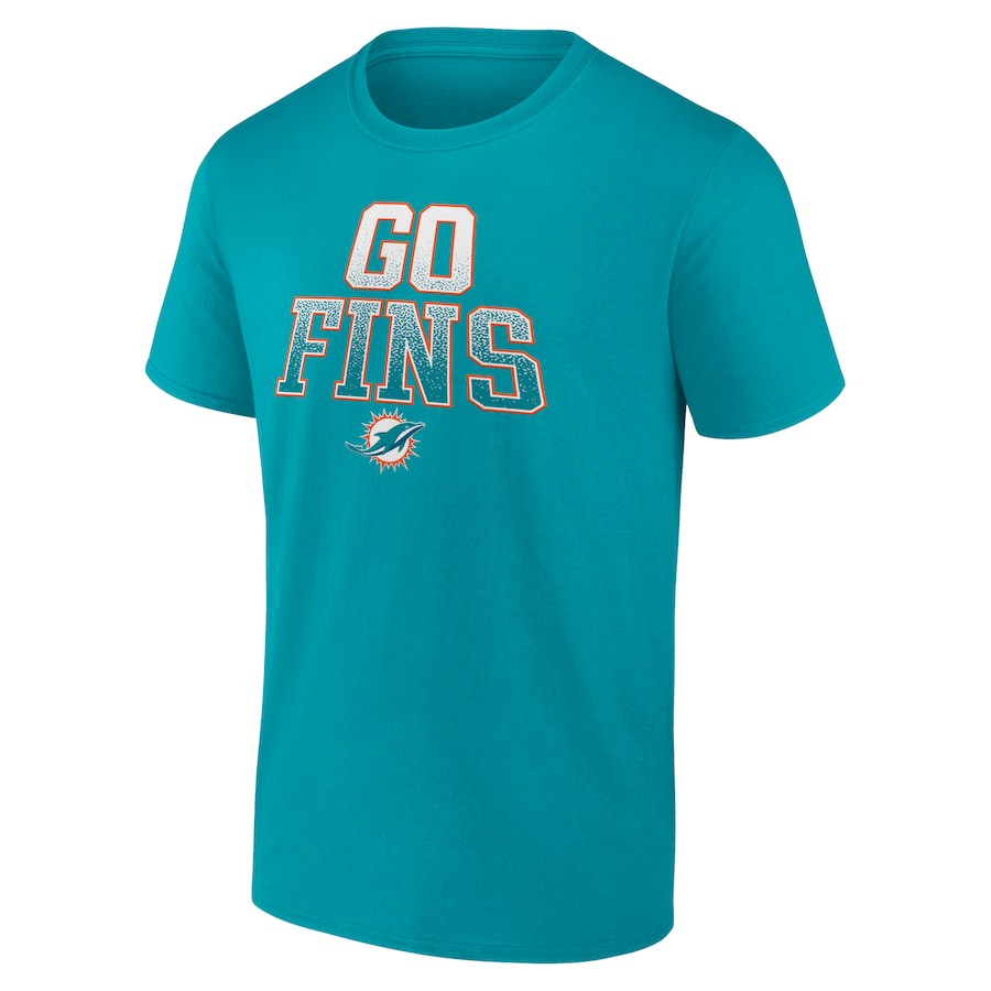 MIAMI DOLPHINS MEN'S HEAVY HITTER TEE