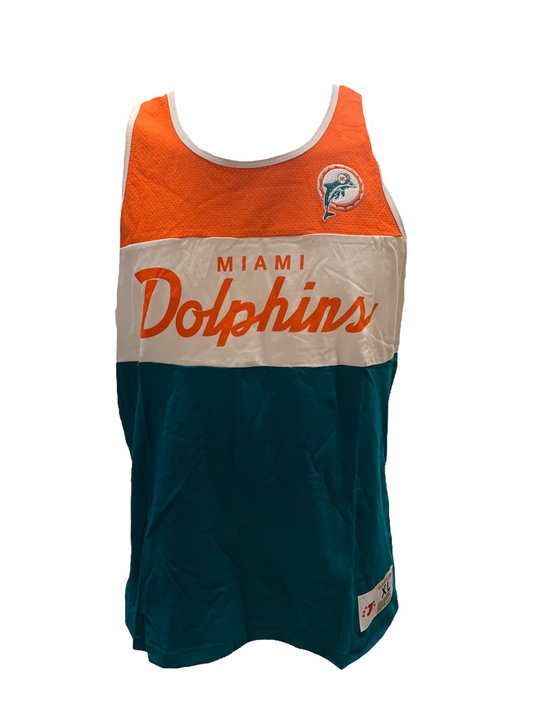 CAMISETA DE TIRANTES DE HOMBRE MITCHELL &amp; NESS DE LOS DELFINES DE MIAMI