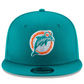 MIAMI DOLPHINS PERFECT SCORE 50TH ANNIVERSARY 9FIFTY SNAPBACK ADJUSTABLE HAT