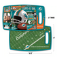 MIAMI DOLPHINS RETRO CUTTING BOARD