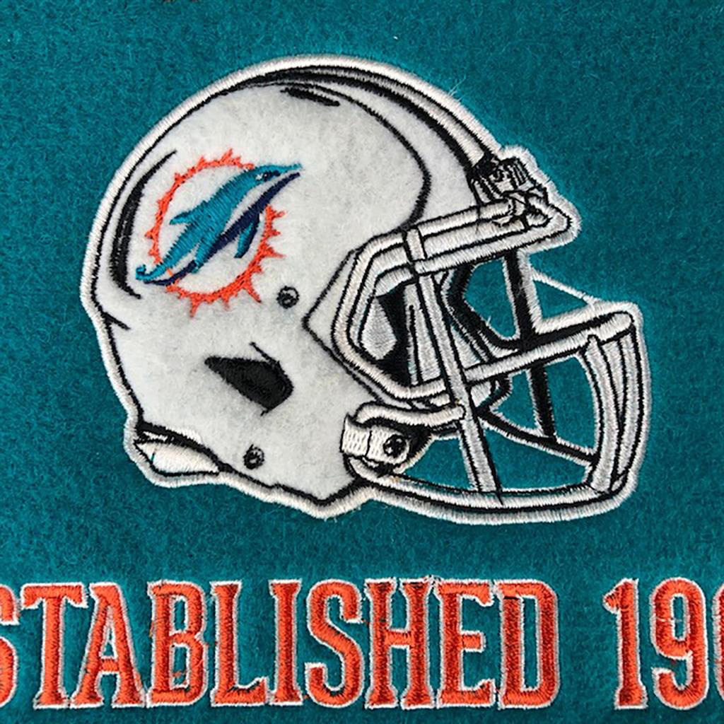BANDERA DE LA EVOLUCIÓN DEL ESTADIO DE LOS DOLPHINS DE MIAMI
