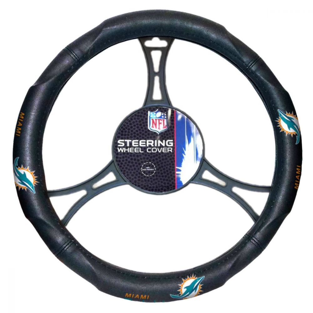 MIAMI DOLPHINS STEERING WHEEL COVER