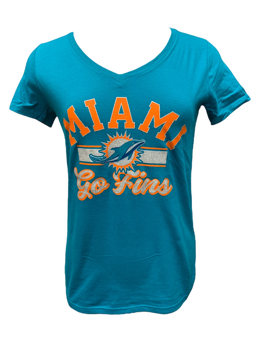 MIAMI DOLPHINS WOMEN'S GAME USED TEE