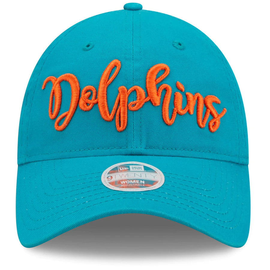 MIAMI DOLPHINS WOMEN'S SCRIPT 9TWENTY ADJUSTABLE