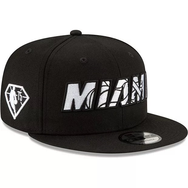 MIAMI HEAT MEN'S 2021 DRAFT HAT 9FIFTY SNAPBACK HAT