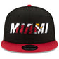 MIAMI HEAT ON STAGE DRAFT HAT 9FIFTY