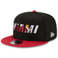 MIAMI HEAT ON STAGE DRAFT HAT 9FIFTY