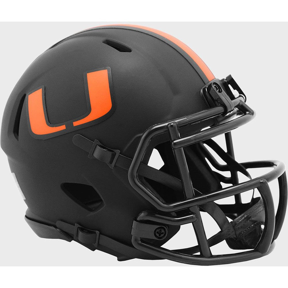 MIAMI HURRICANES ECLIPSE MINI SPEED HELMET