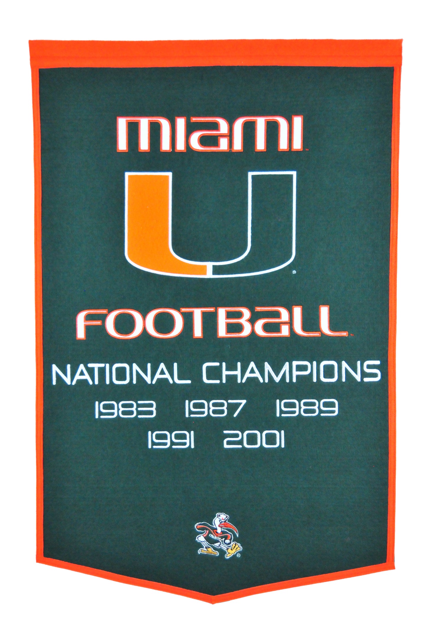 MIAMI HURRICANES DYNASTY BANNER