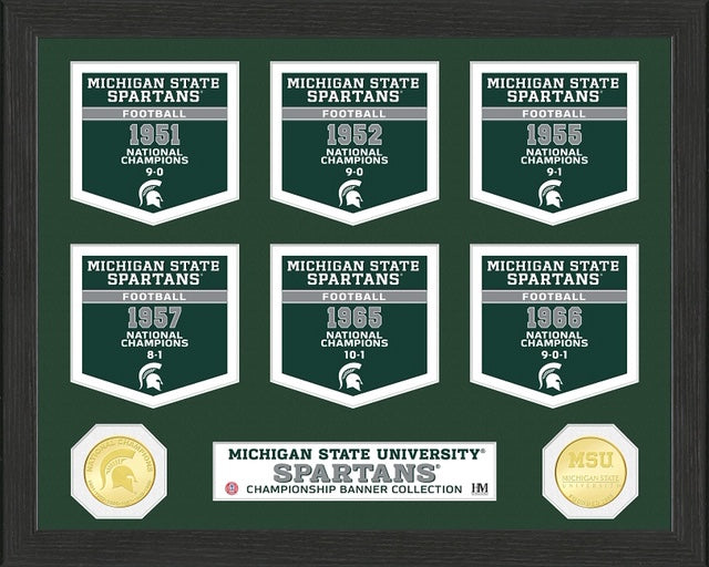MICHIGAN STATE SPARTANS BANNER COLLECTION PHOTO