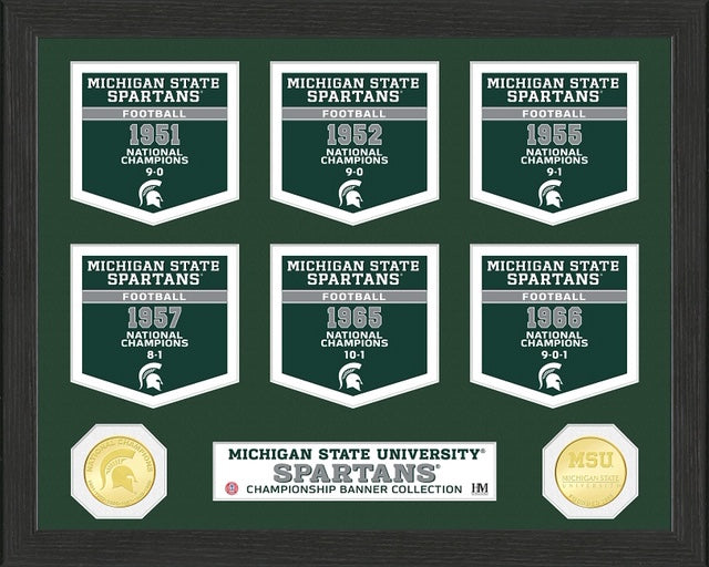 FOTO DE LA COLECCIÓN DE BANNER SPARTANS DEL ESTADO DE MICHIGAN