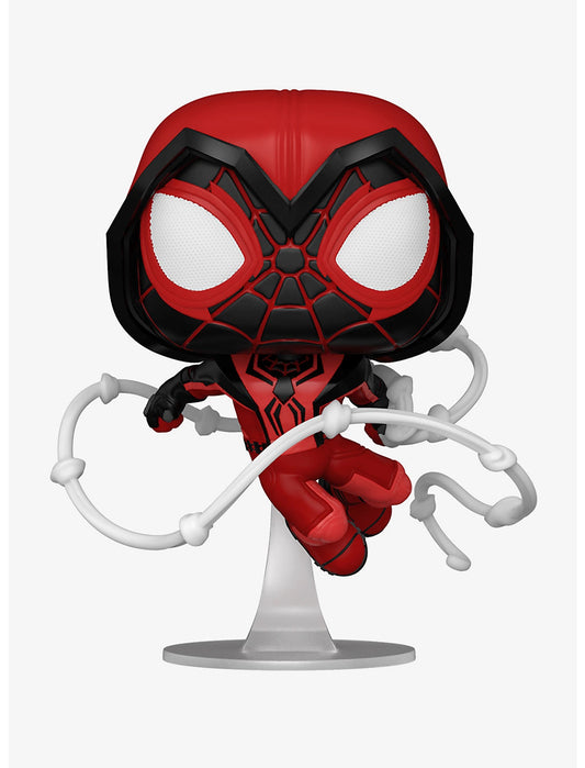 MILES MORALES CRIMSON COWL FUNKO POP VINYL