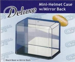FUNDA PARA CASCO MINI CON ESPEJO EN LA PARTE POSTERIOR