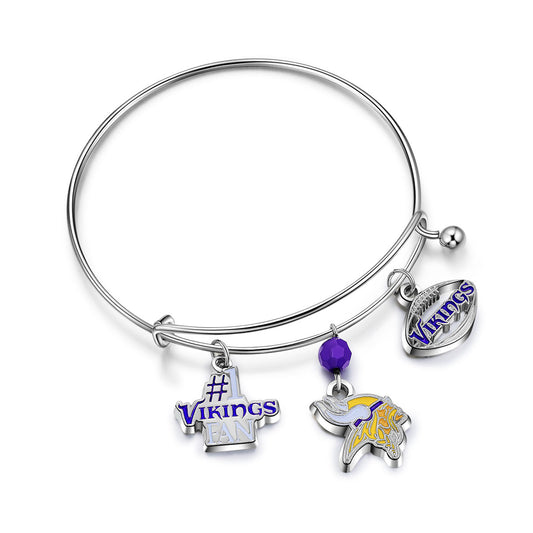 PULSERA ANI DEL EQUIPO VIKINGOS DE MINNEOSOTA