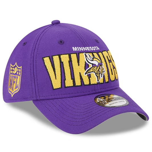 MINNESOTA VIKING MEN'S 2023 NFL DRAFT ALT HAT 39THIRTY FLEX FIT