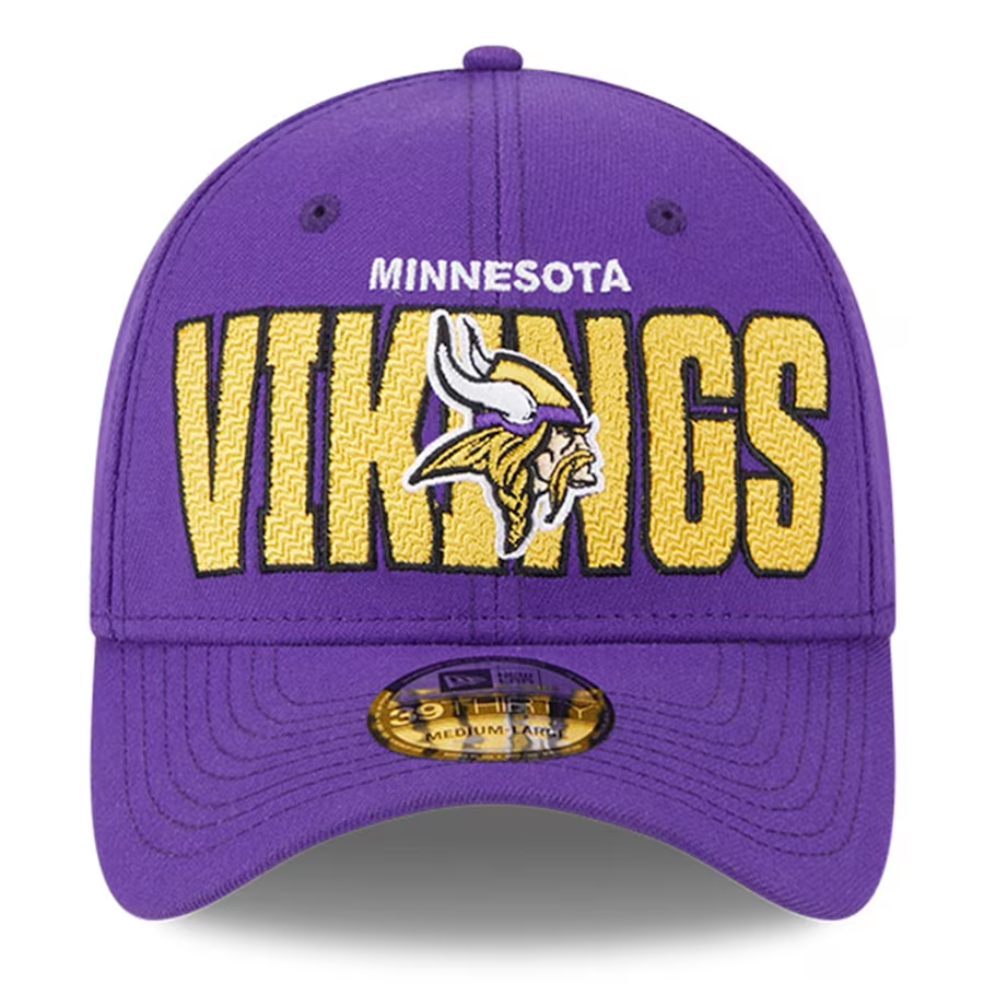 MINNESOTA VIKING MEN'S 2023 NFL DRAFT ALT HAT 39THIRTY FLEX FIT