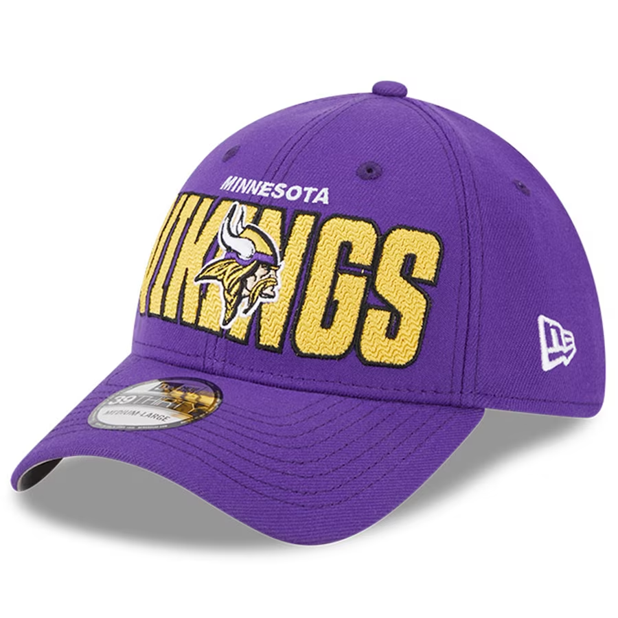 MINNESOTA VIKING MEN'S 2023 NFL DRAFT ALT HAT 39THIRTY FLEX FIT