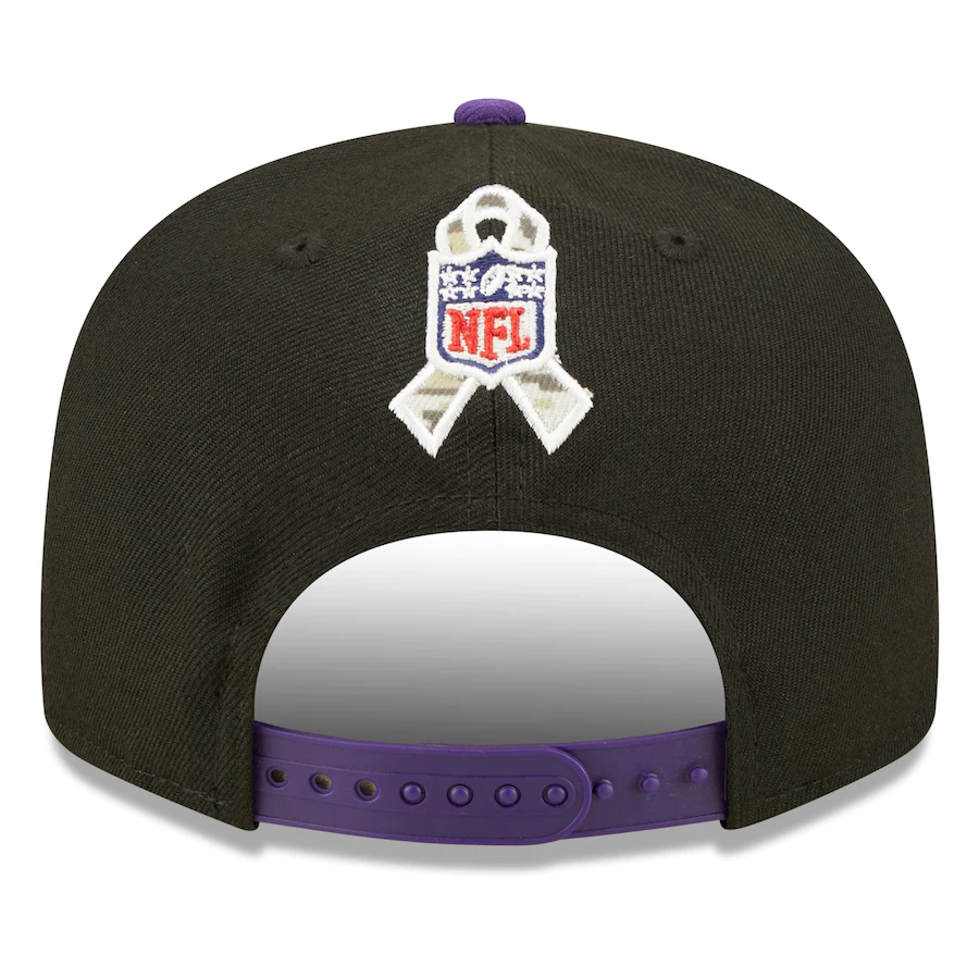 MINNESOTA VIKINGS 2022 SALUDO AL SERVICIO 9FIFTY SNAPBACK GORRA