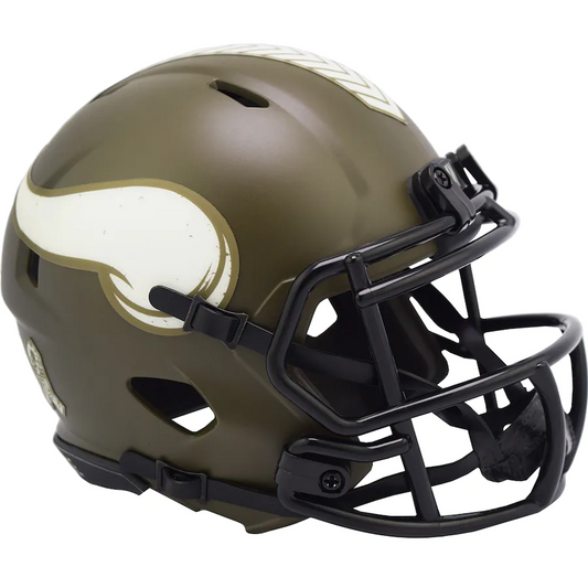 MINNESOTA VIKINGS 2022 SALUTE TO SERVICE MINI SPEED HELMET