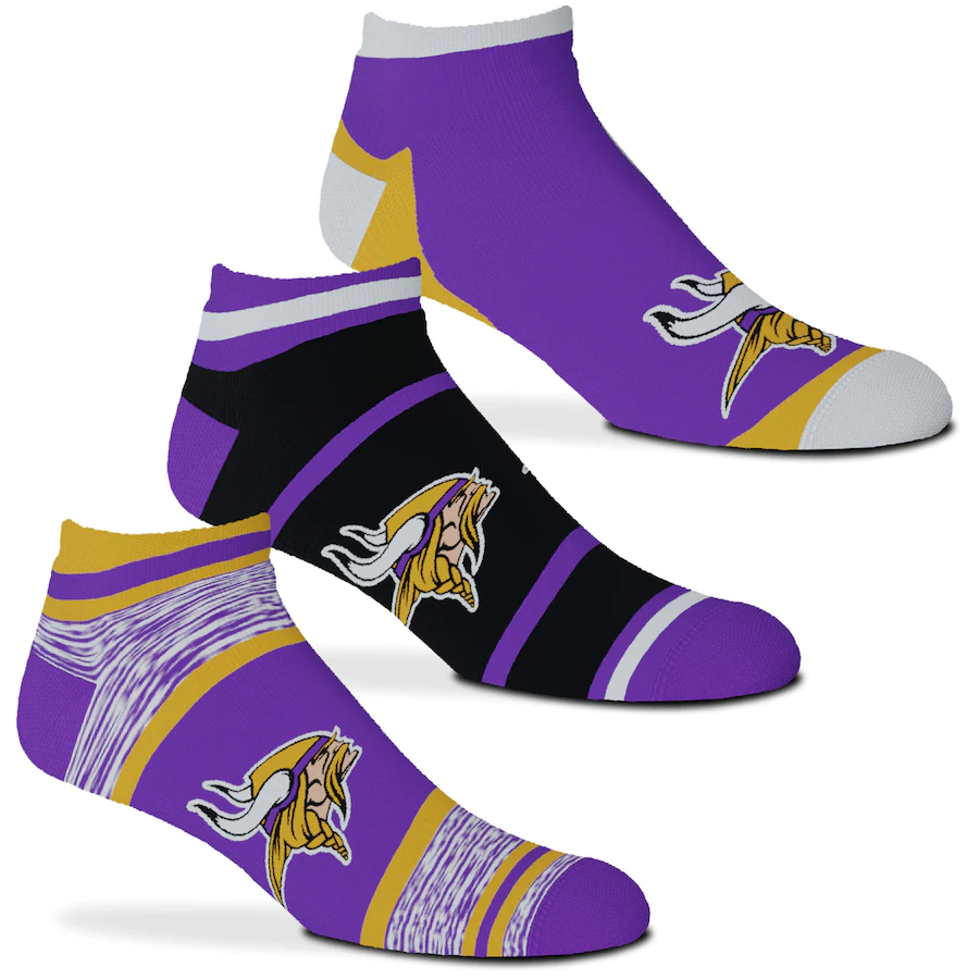 MINNESOTA VIKINGS 3-PACK DE CALCETINES CASH