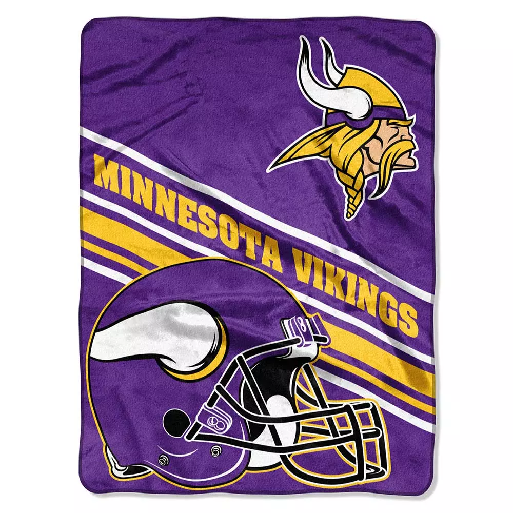 MINNESOTA VIKINGS TEAM 60"X80" ROYAL PLUSH RASCHEL BLANKET