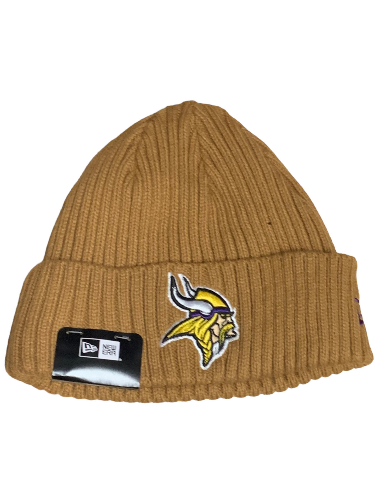 GORRO DE PUNTO CLÁSICO CORE DE LOS VIKINGOS DE MINNESOTA - TOSTADO