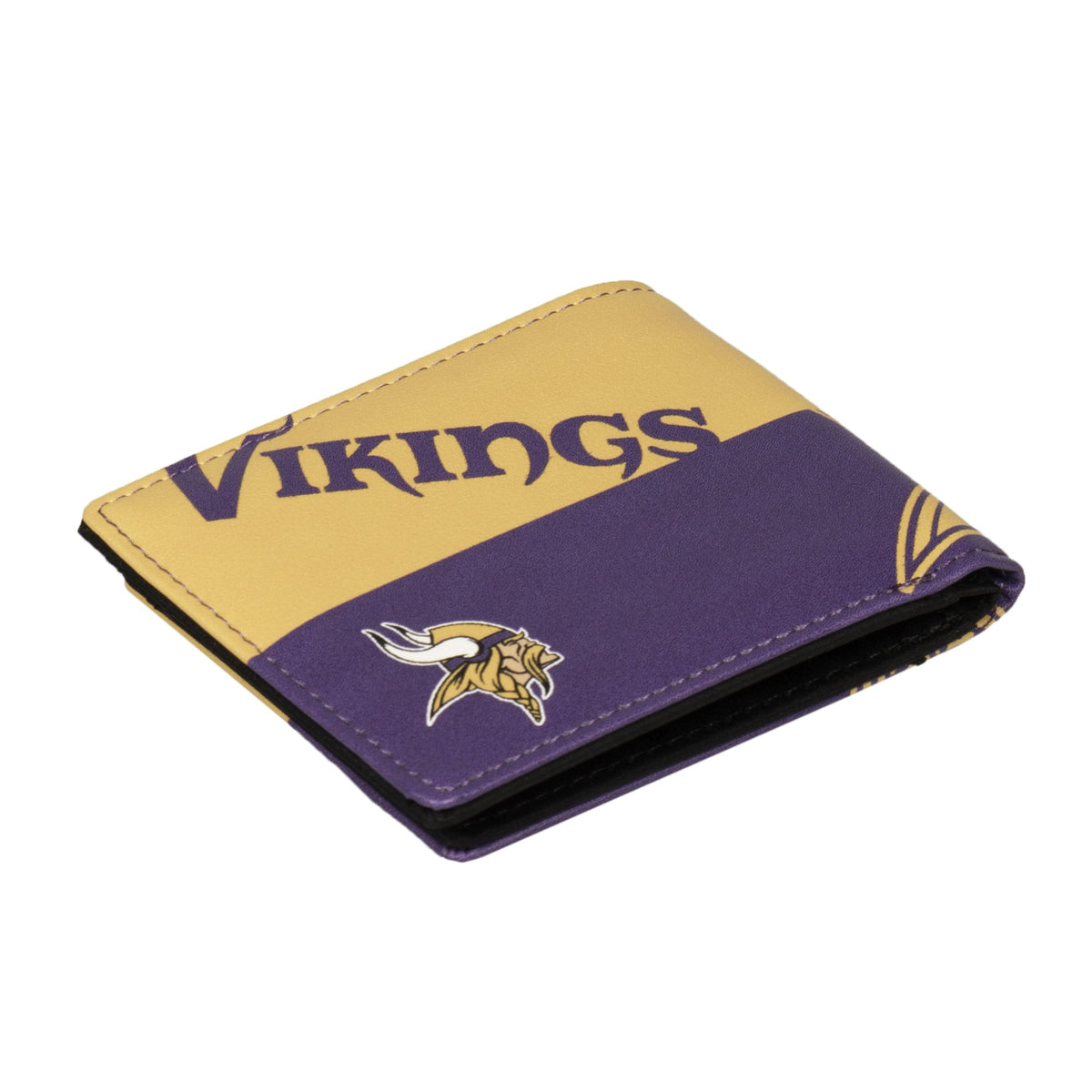 CARTERA DE DOS PLEGABLES CON LOGO DE LOS VIKINGOS DE MINNESOTA