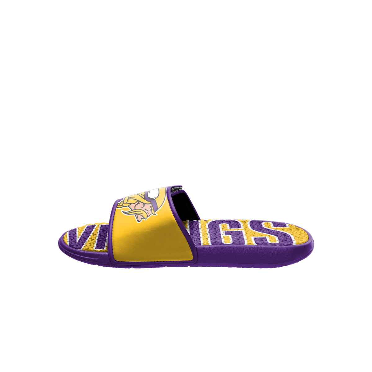 DIAPOSITIVA DE GEL CON LOGO GRANDE PARA HOMBRE MINNESOTA VIKINGS