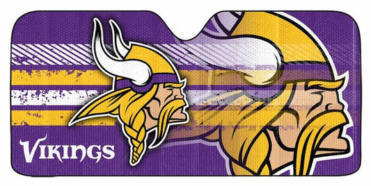 MINNESOTA VIKINGS AUTO SUN SHADE - 59"X27"