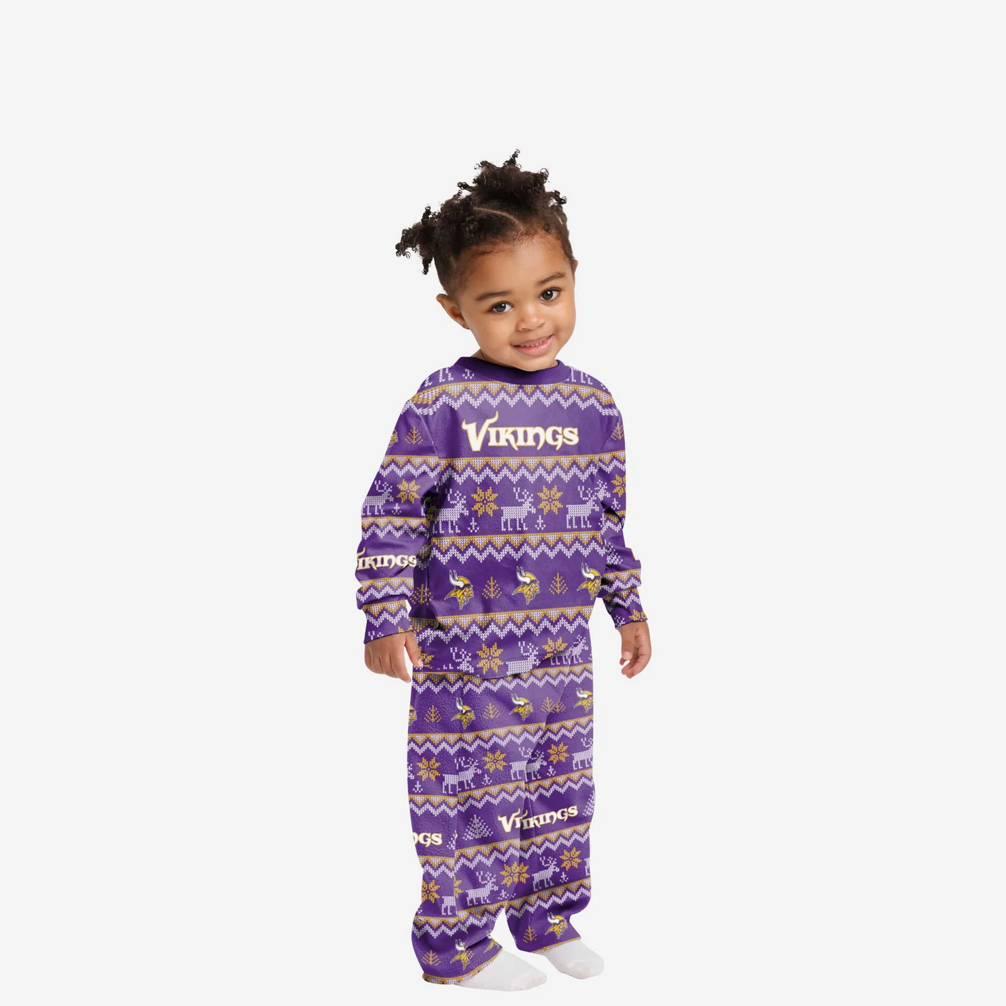 MINNESOTA VIKINGS TODDLERS TODDLERS PIJAMA ESTAMPADO