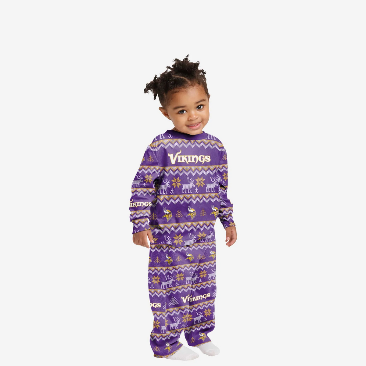 MINNESOTA VIKINGS TODDLERS ALL OVER PRINT PAJAMAS