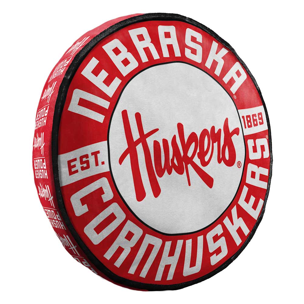 NEBRASKA CORNHUSKERS 15" CLOUD PILLOW