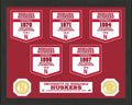 NEBRASKA CORNHUSKERS BANNER COLLECTION PHOTO