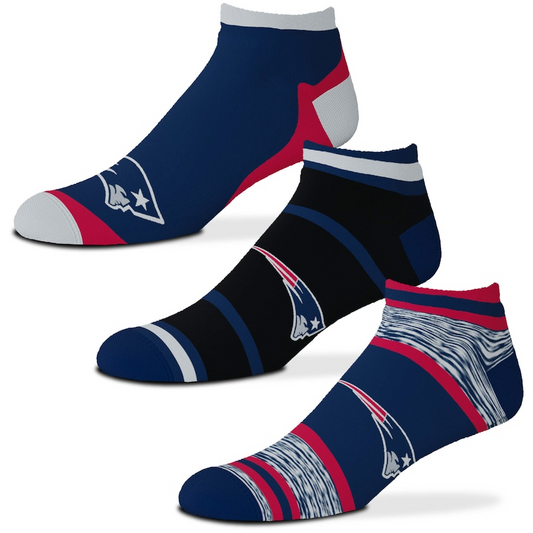 NEW ENGLAND PATRIOTS 3-PACK CASH SOCKS