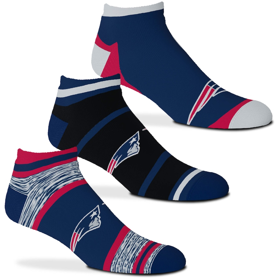 NEW ENGLAND PATRIOTS 3-PACK CASH SOCKS