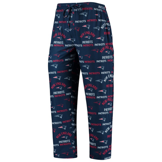 NEW ENGLAND PATRIOTS MEN'S FLAGSHIP ALL OVER PRINT PAJAMA PANTS