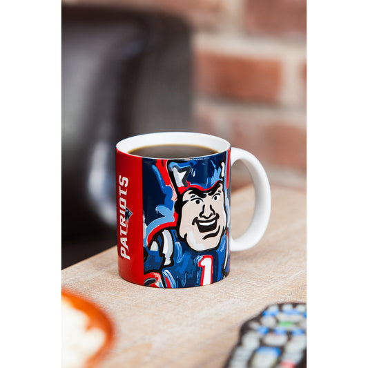 NEW ENGLAND PATRIOTS JUSTIN PATTERN MUG