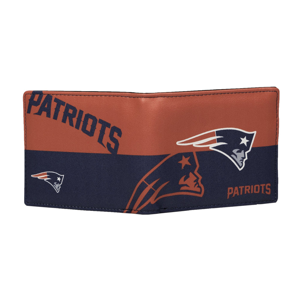 CARTERA DOBLE PLEGABLE CON LOGO DE LOS PATRIOTS DE NUEVA INGLATERRA