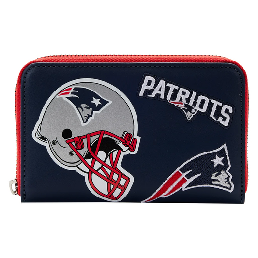 NEW ENGLAND PATRIOTS LOUNGEFLY LOGO WALLET