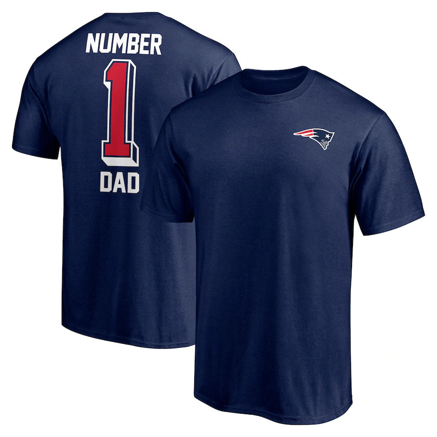 CAMISETA DEL DÍA DEL PADRE PARA HOMBRE DE LOS PATRIOTAS DE NUEVA INGLATERRA