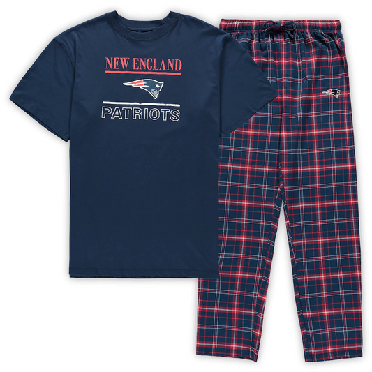 CONJUNTO DE PIJAMA LODGE PARA HOMBRE DE LOS PATRIOTS DE NUEVA INGLATERRA