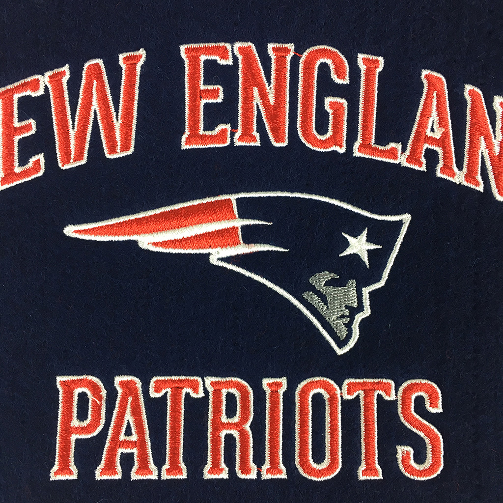 BANDERA DE LA EVOLUCIÓN DEL ESTADIO DE LOS PATRIOTS DE NUEVA INGLATERRA