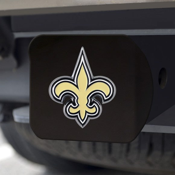 NEW ORLEANS SAINTS BLACK LOGO HITCH