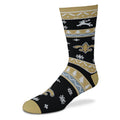 NEW ORLEANS SAINTS HOLIDAY PATTERN CREW SOCKS
