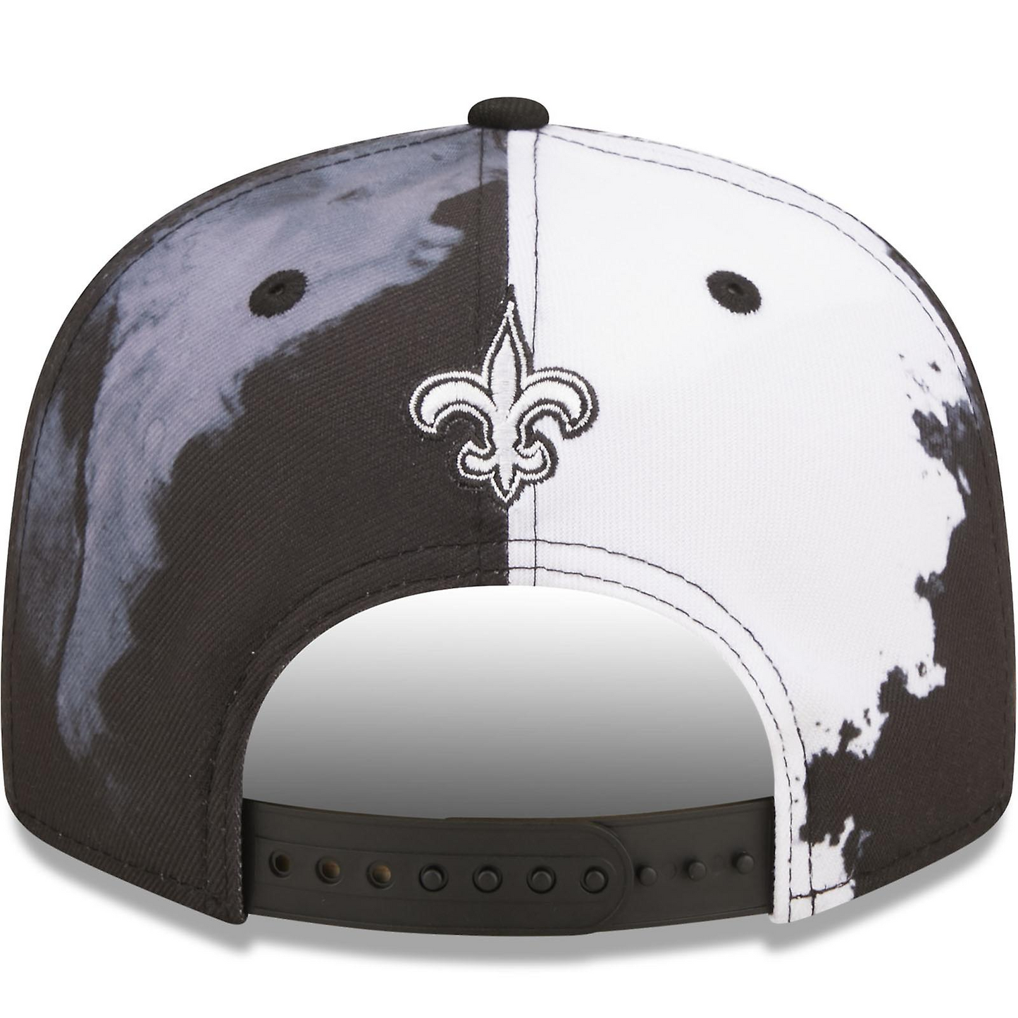 GORRA SNAPBACK 9FIFTY SIDELINE DE LOS NEW ORLEANS SAINTS - TINTA NEGRA/BLANCO