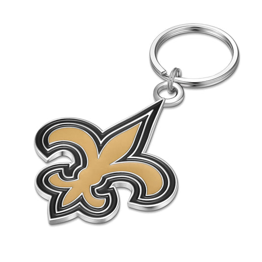 NEW ORLEANS SAINTS TEAM LOGO KEYCHAIN