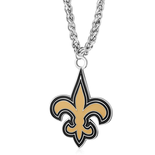 NEW ORLEANS SAINTS TEAM LOGO NECKLACE