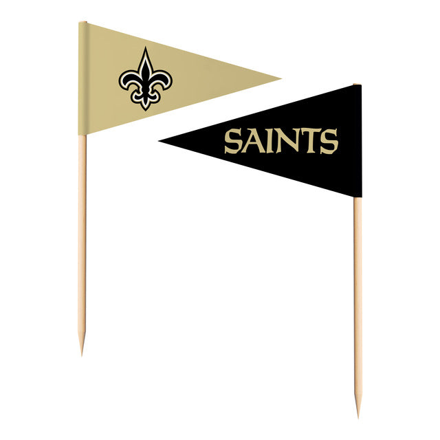 BANDERAS DE PALILLOS DE LOS SANTOS DE NUEVA ORLEANS