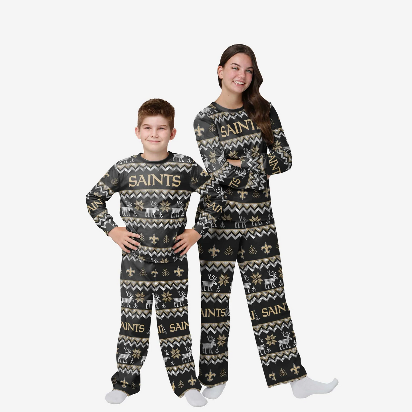 NEW ORLEANS SAINTS YOUTH ALL OVER PRINT PAJAMAS